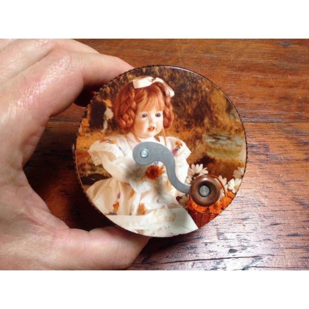 Vtg Imago Handmade West Germany HAPPY BIRTHDAY Swiss Musical Movement Music Box
